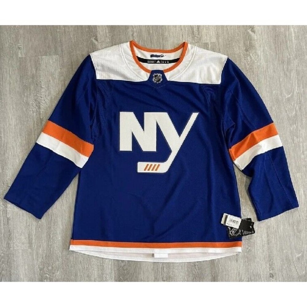 Sz 50 Adidas New York Islanders Authentic Alternate NHL Hockey Jersey DT6304-360
